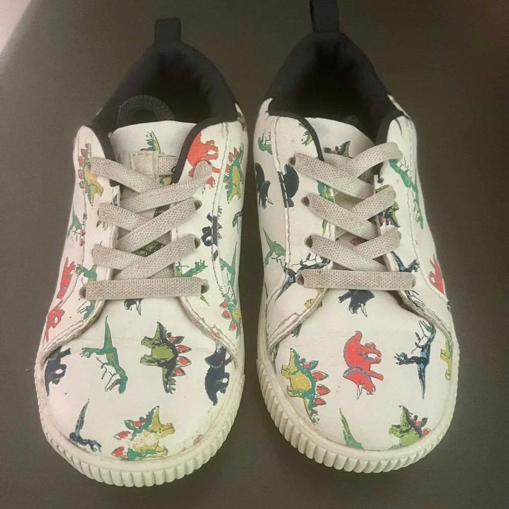 Carters Toddler Size 8 Dinosaur Print Sneakers